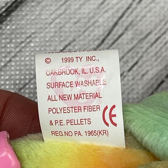 Rare Sammy the Bear TY Beanie Baby - Retired w/Errors - Picture 6 of 7